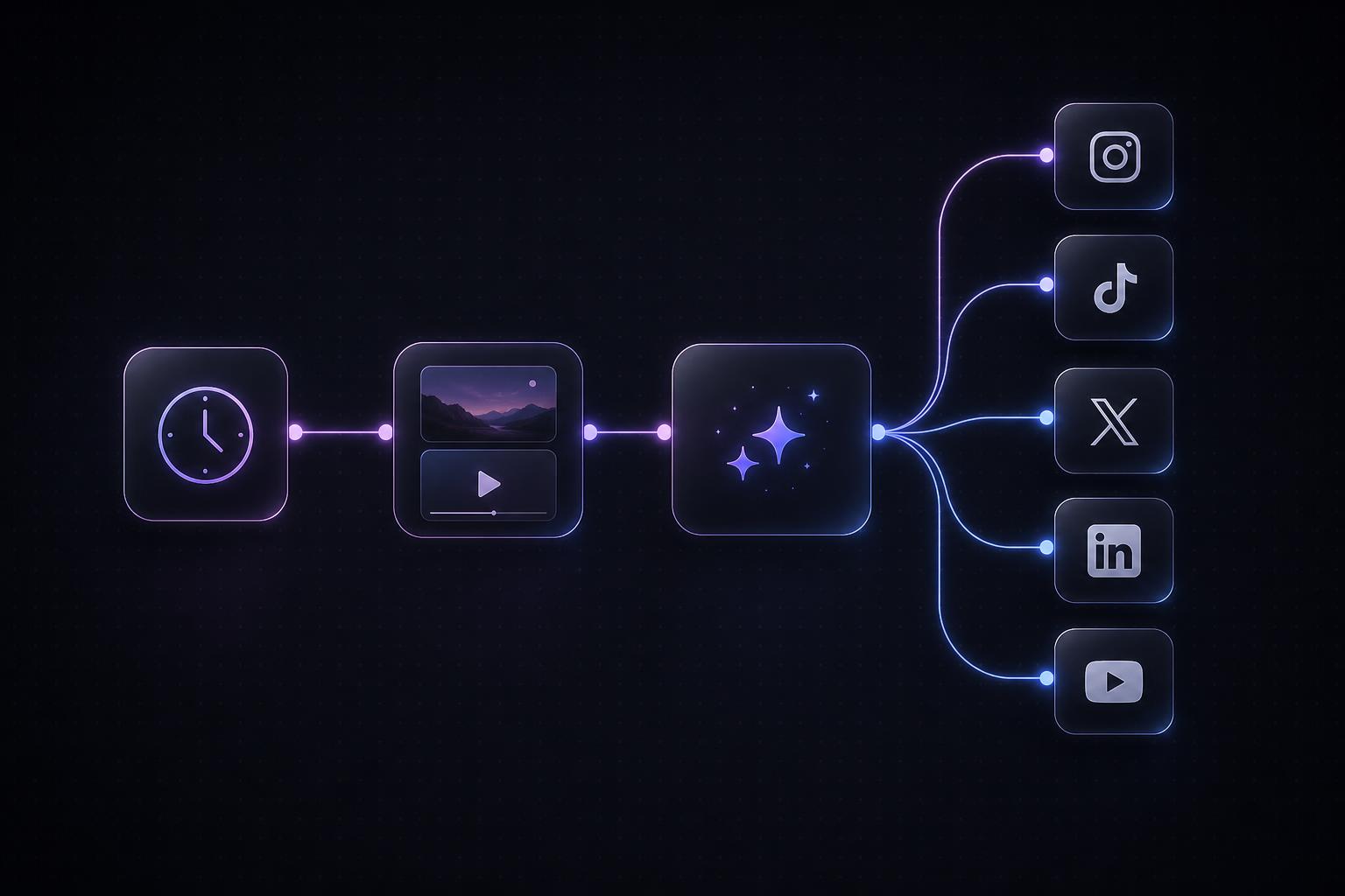 n8n automation workflow auto-posting images and videos to social media platforms