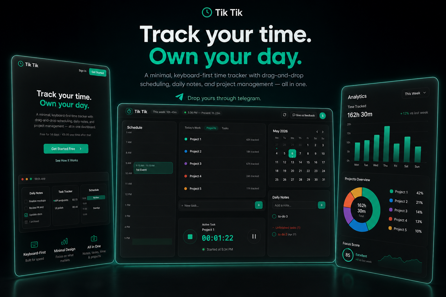 App dashboard